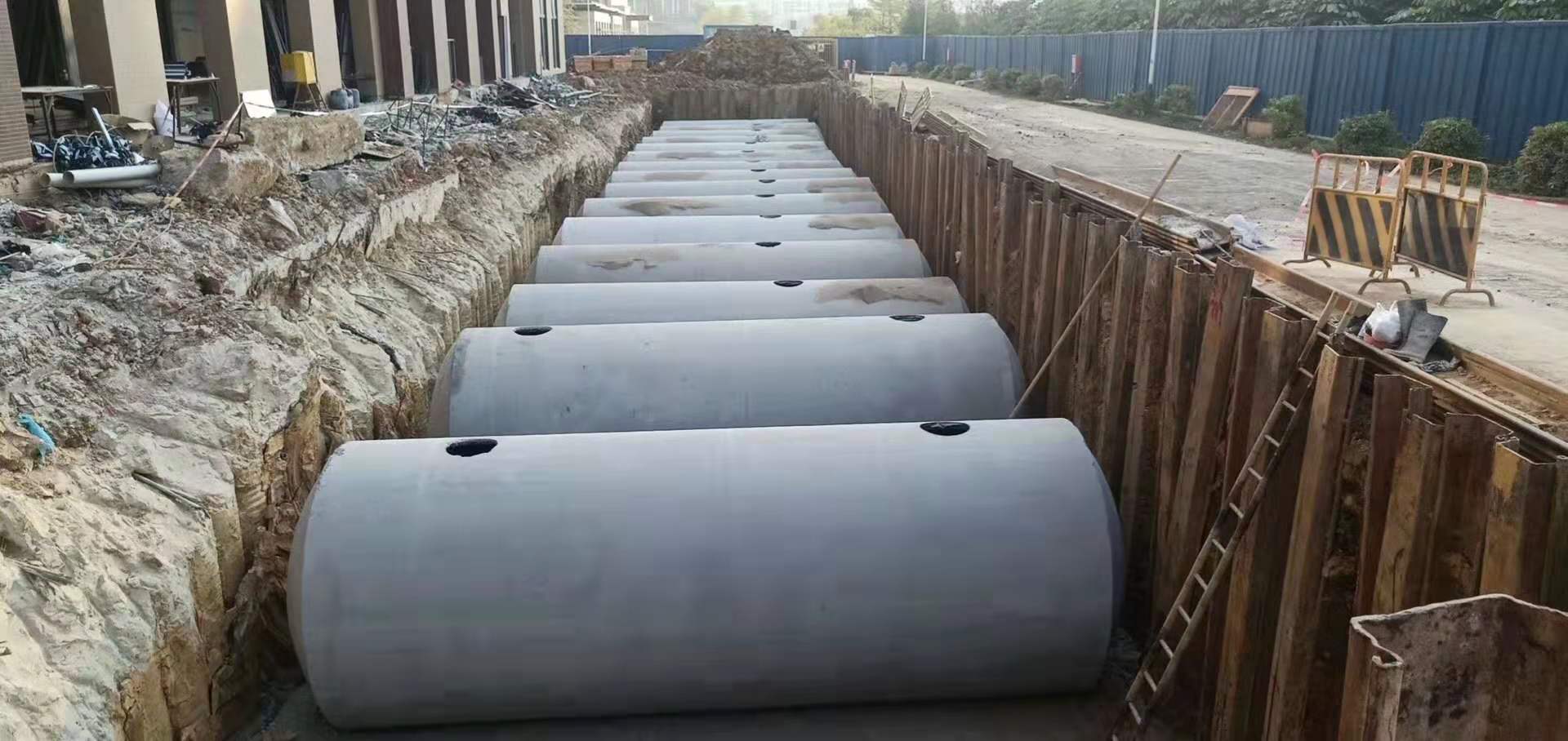 广州工商学院350立方整体式钢筋混凝土化粪池